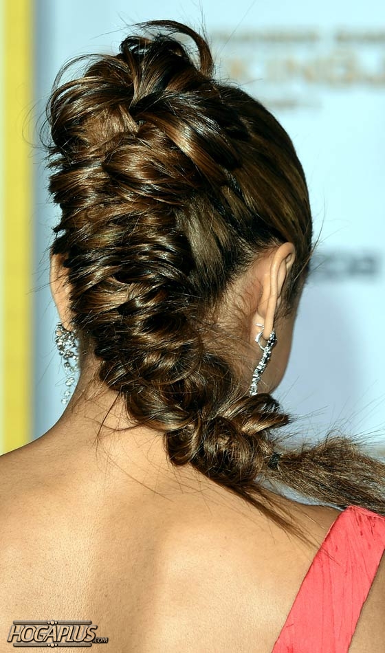 Braid Fishtail pony Hairstyle Idea