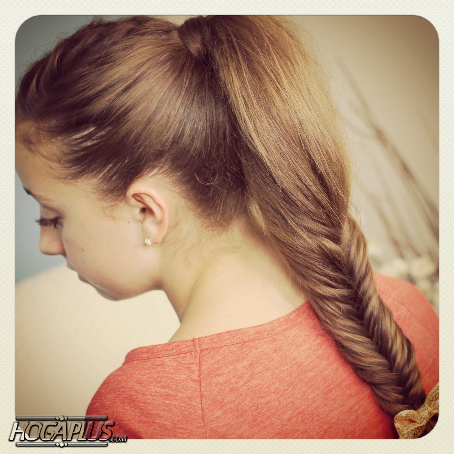 Fishtail pony Hairstyle Idea