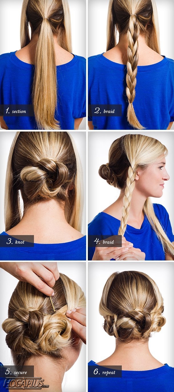 Braided Bun For Wedding Day