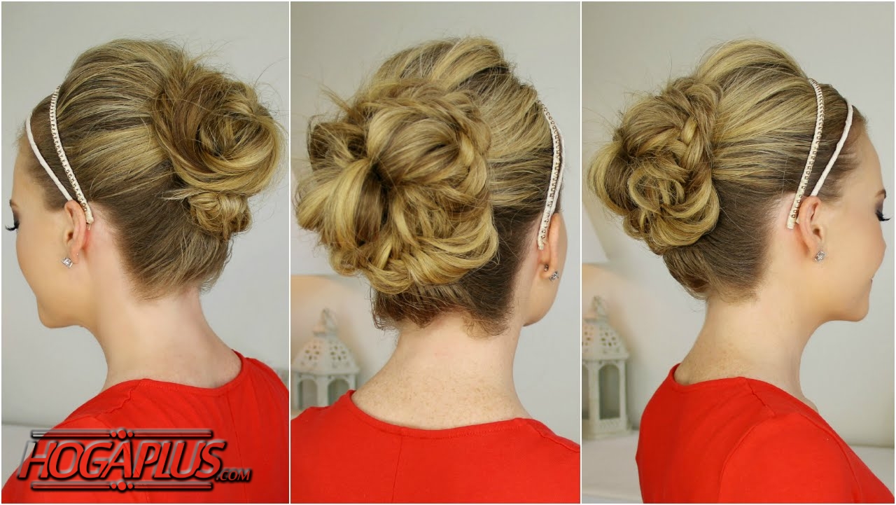 Fishtail Bun For Wedding Day