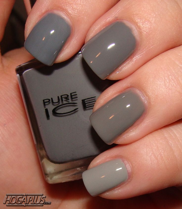 Pure dove grey Nail Polishes design