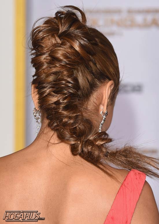 High and Messy Fishtail Braid - Prom Hairstyles For Long Hair