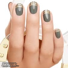 Freeze frame French Nail Art Design