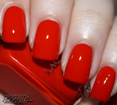 Vermilion Nail Color - winter nail art designs