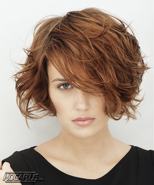 Volume Short bob hairstyle and haircut